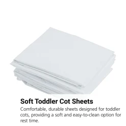MyPerfectClassroom® Value Line™ Toddler Cot Sheets - Set of 6