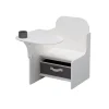 My Size Chair Desk and Storage Bin - White