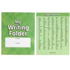 My Writing Folder Tri-Fold, 3-Pocket Student Folders - Set of 12