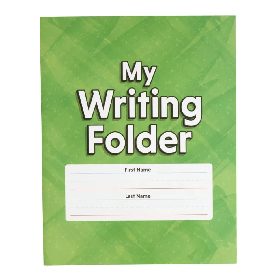 My Writing Folder Tri-Fold, 3-Pocket Student Folders - Set of 12