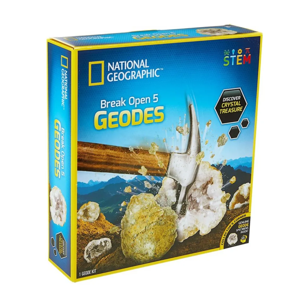 National Geographic Break Your Own Geode - 5 Pieces