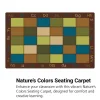 Nature's Colors Seating 7'6" x 12' Rectangle Premium Carpet