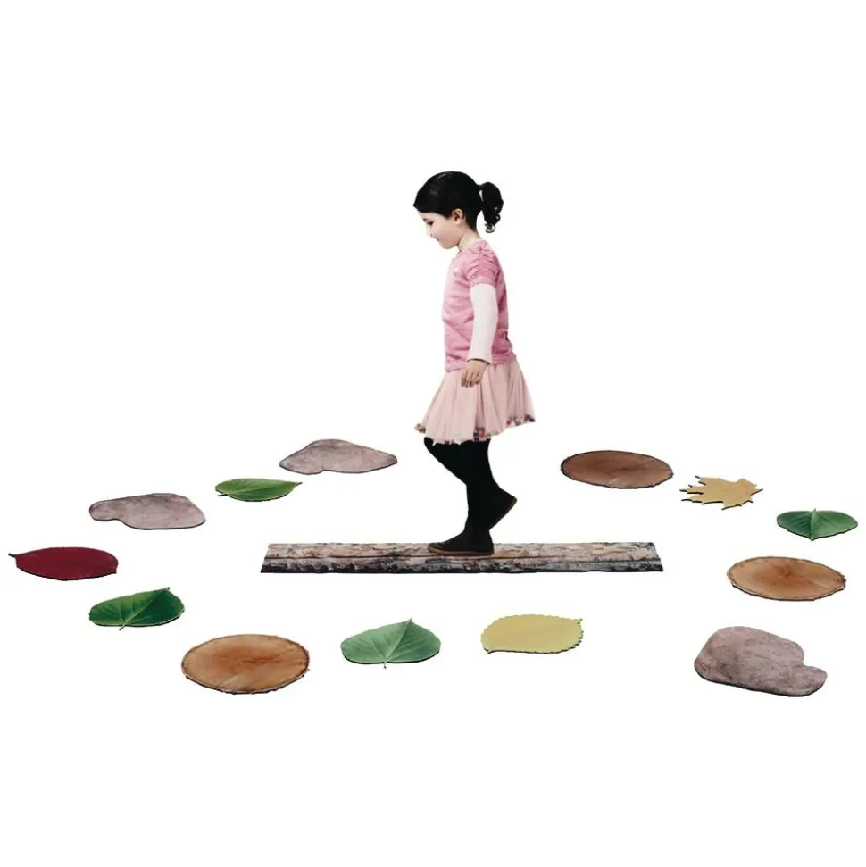 Nature’s Footsteps Walking Path - Set of 15 Non-Slip Mats