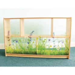Nature View Acrylic Back Cabinet - 30