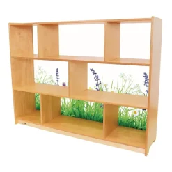 Nature View Acrylic Back Cabinet - 36