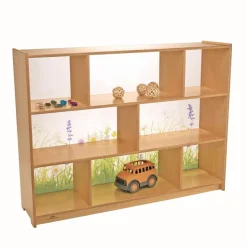 Nature View Acrylic Back Cabinet - 36