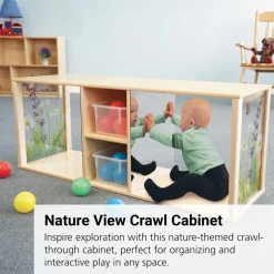 Nature View Crawl Through Cabinet