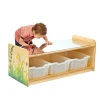 Nature View Exploration Storage Table with Mirror Top