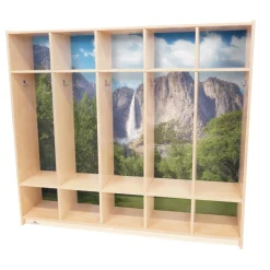 Nature View Five Section Coat Locker