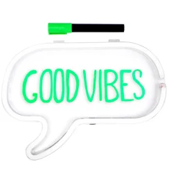 Neon Light Up Speech Bubble Message Frame