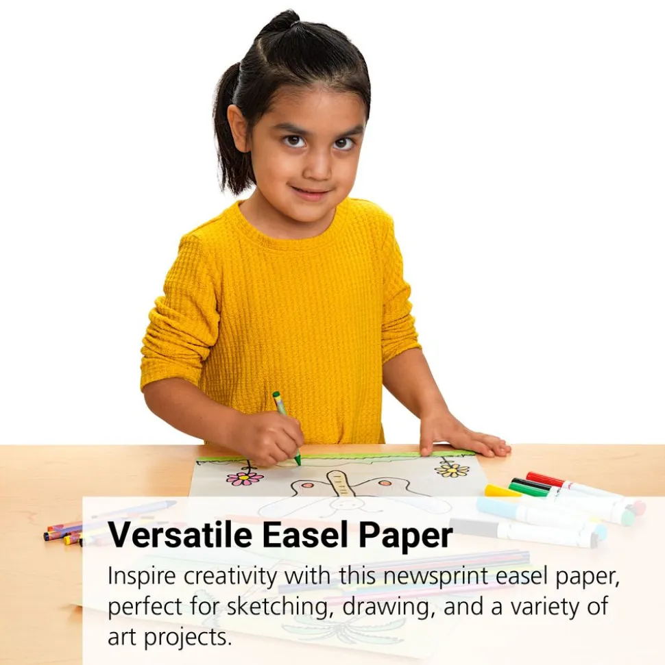 Newsprint Easel Paper - 9" x 12", 500 Sheets