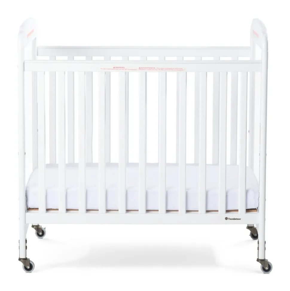 Next Gen Serenity® Fixed-Side Wooden Crib - White