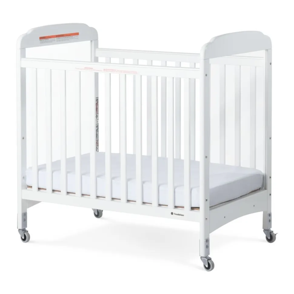 Next Gen Serenity® Fixed-Side Wooden Crib - White