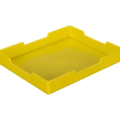 Oak 6-Slot Mail Center With Trays Single Color - 1 mail center, 6 trays, 6 labels