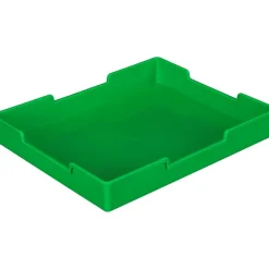 Oak 6-Slot Mail Center With Trays Single Color - 1 mail center, 6 trays, 6 labels