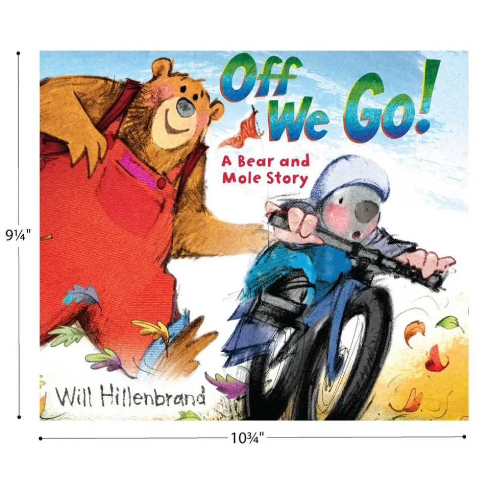 Off We Go! A Bear and Mole Story Paperback Book