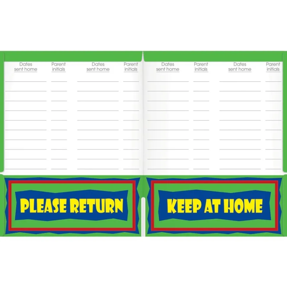 Once-A-Week Take-Home Folders - 12 folders