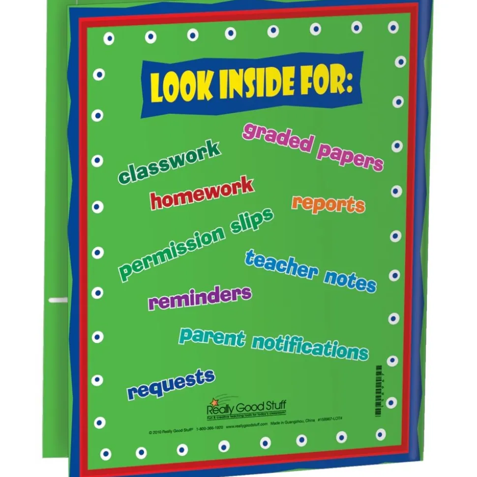 Once-A-Week Take-Home Folders - 12 folders
