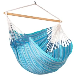100% Organic Cotton Kingsize Hammock Chair - Habana Azure