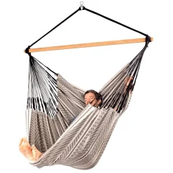 100% Organic Cotton Kingsize Hammock Chair - Habana Zebra