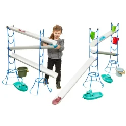 Outdoor Water Play with Channel Stands