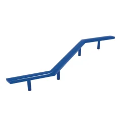 Outdoor Zig Zag Balance Beam in Blue - Playground Equipment