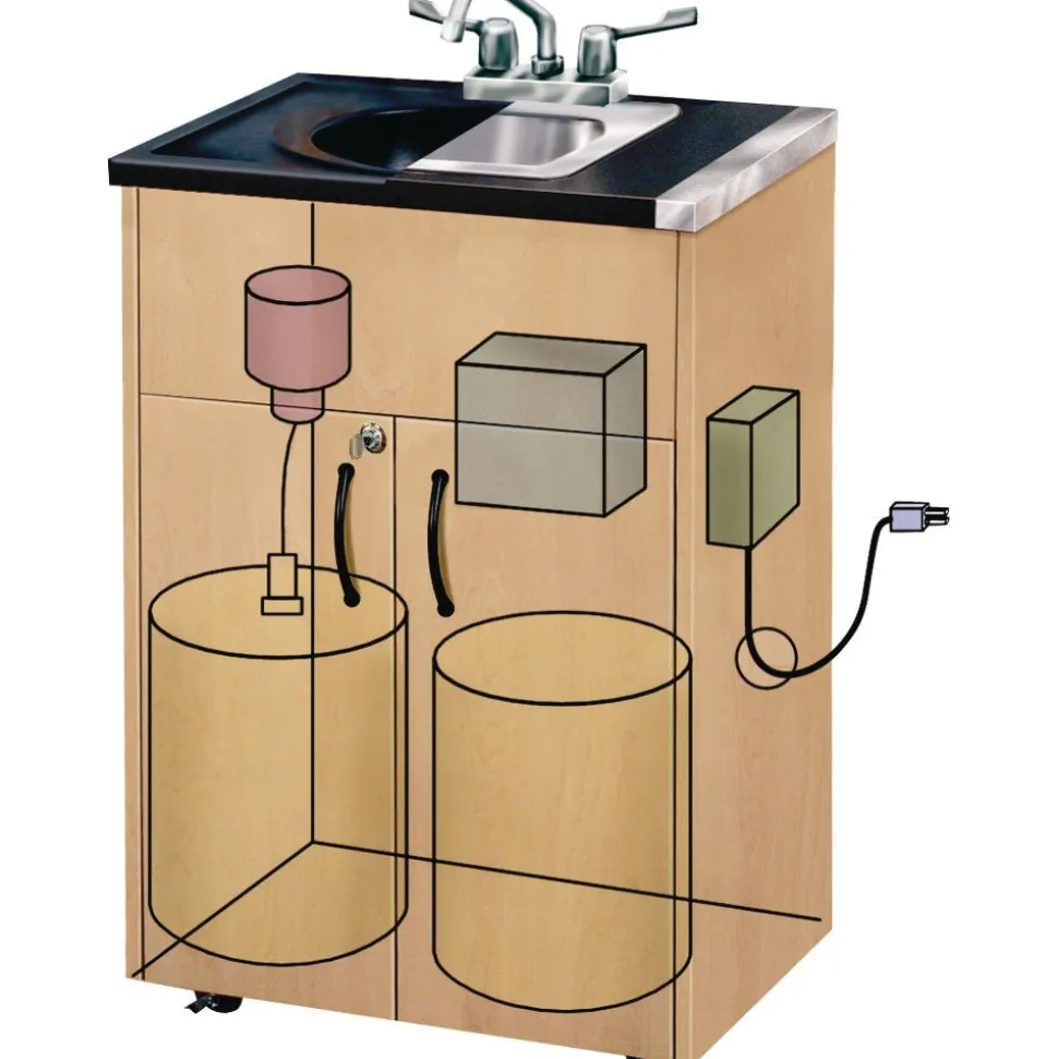 Ozark River® Lil' Portable Hot Water Sink with ABS Top and Basin