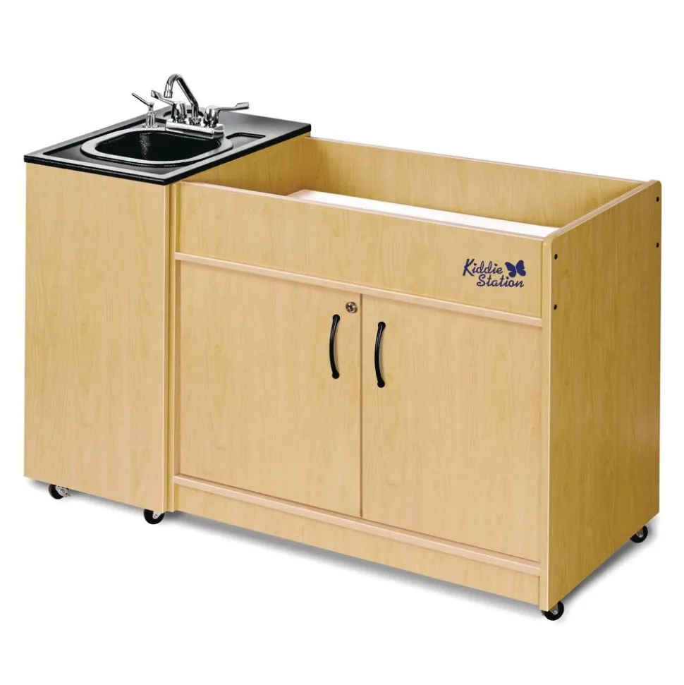 Ozark River® Portable Hygienic Changing Table with White ABS Top and Basin