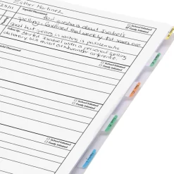 Parent Contact Record Book - Chalkboard Style - 1 book, 49 tabs