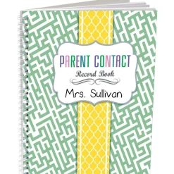 Parent Contact Record Book - Couture Style - 1 record book, 49 tabs
