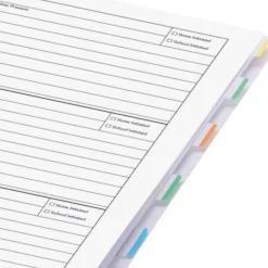 Parent Contact Record Book - Couture Style - 1 record book, 49 tabs