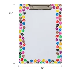 Paw-Print Clipboards - 6 clipboards