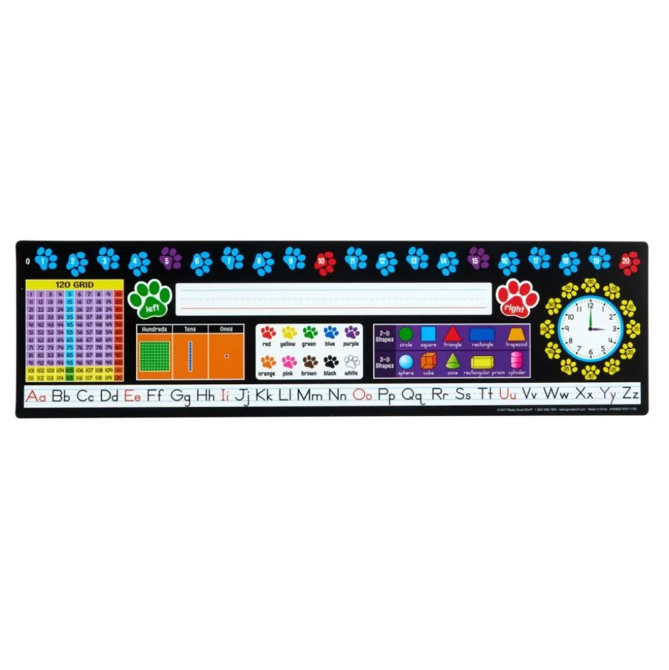 Paw Prints Self-Adhesive Deluxe Plastic Desktop Helpers™ - Set Of 24