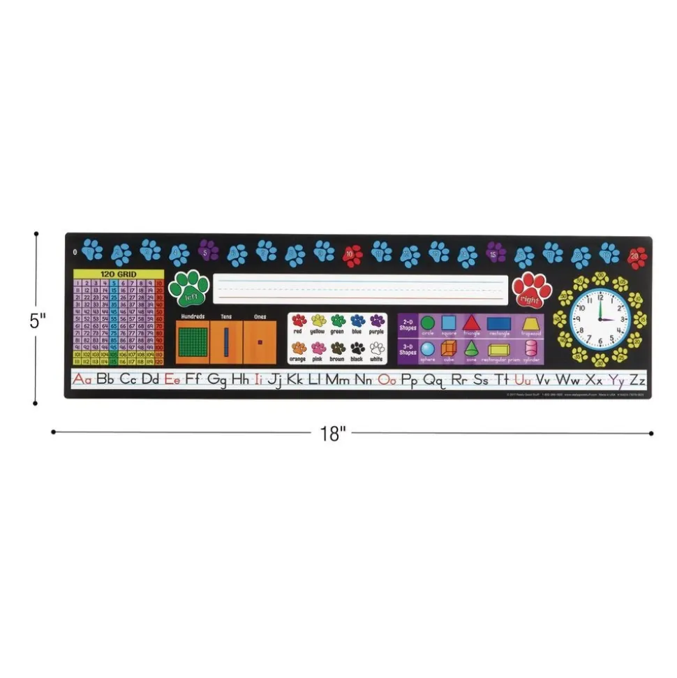 Paw Prints Self-Adhesive Vinyl Desktop Helpers™ - Set Of 24