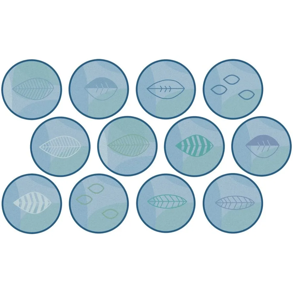 Peaceful Spaces Leaf Seating Rounds - Set of 12 - 16" Dia.