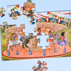 24 Piece Joyful Carousel Puzzle