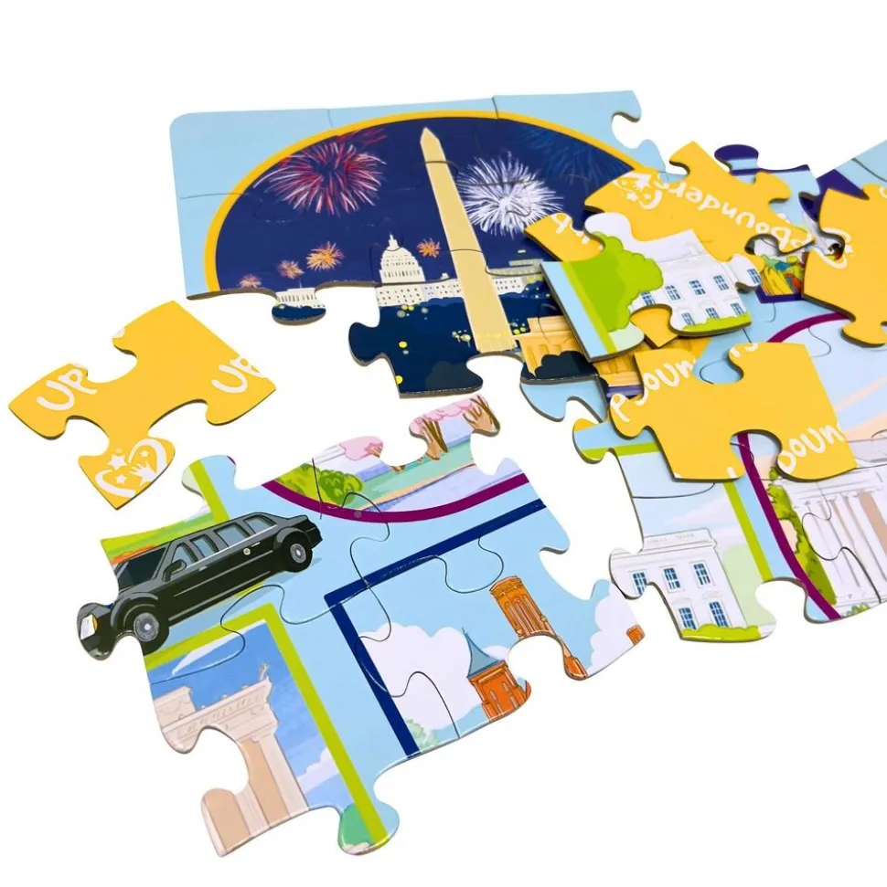 72 Piece Look and See Around Washington DC Puzzle