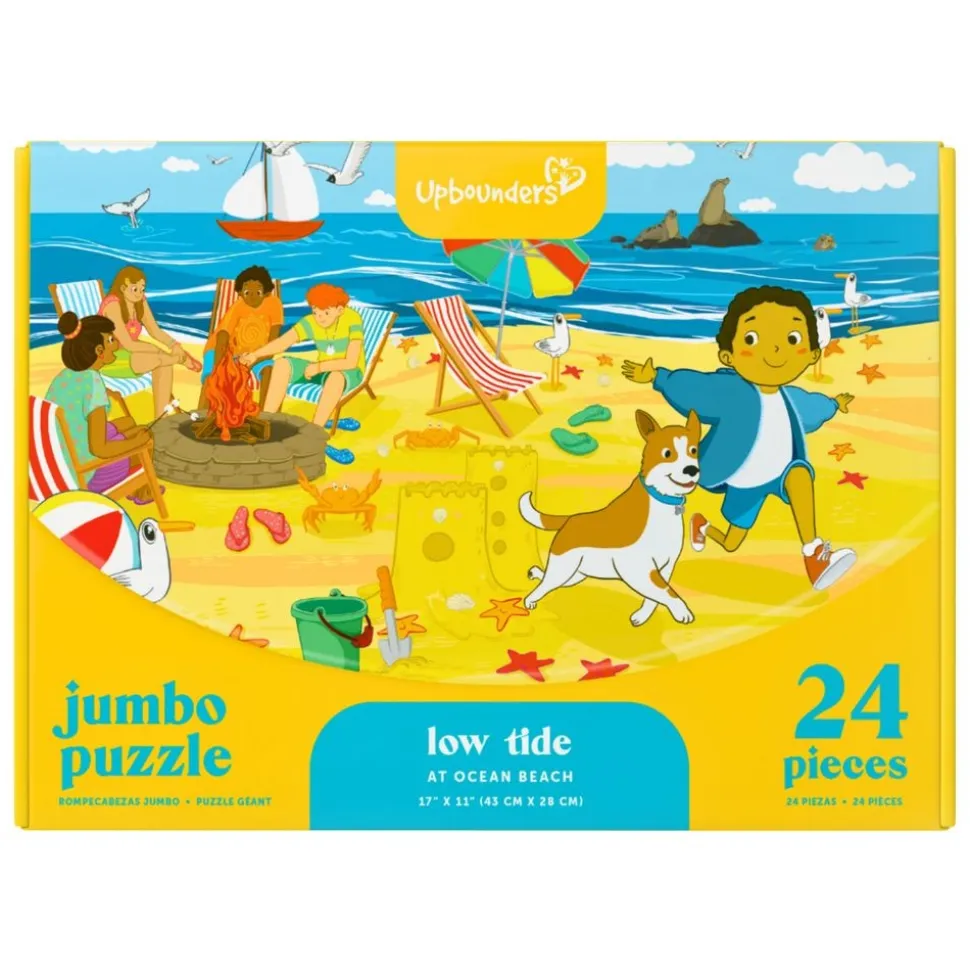 24 Piece Low Tide at Ocean Beach Beginner Puzzle