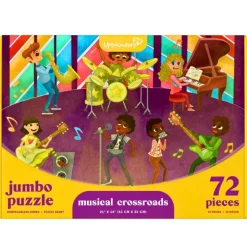 72 Piece Musical Crossroads Jumbo Puzzle