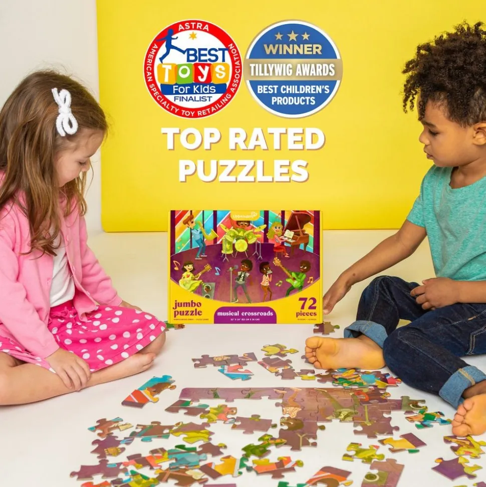 72 Piece Musical Crossroads Jumbo Puzzle