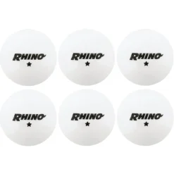 Ping Pong Balls Set of 6 White