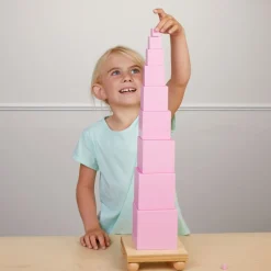 Pink Tower and Stand