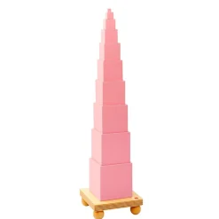 Pink Tower and Stand