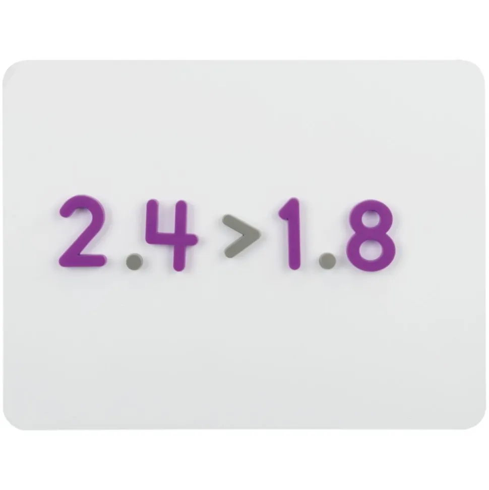 Plastic Magnetic Numbers And Math Symbols - 80 magnets