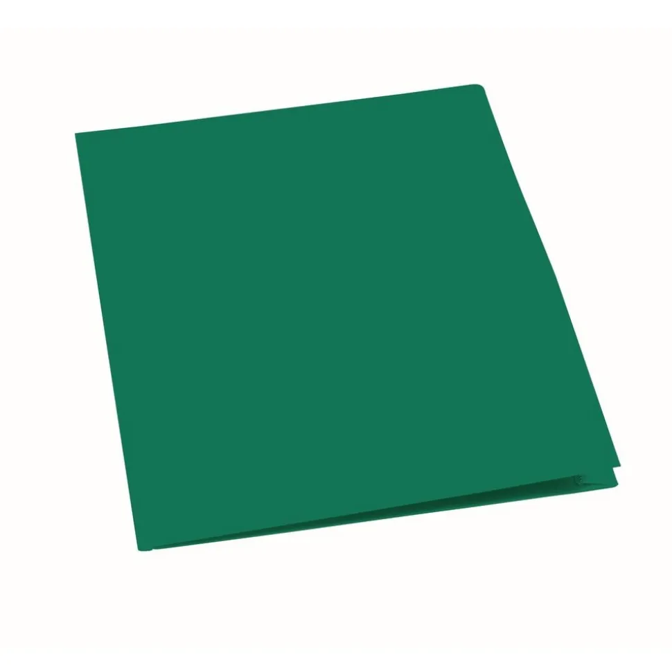Plastic Pocket Folder, Green