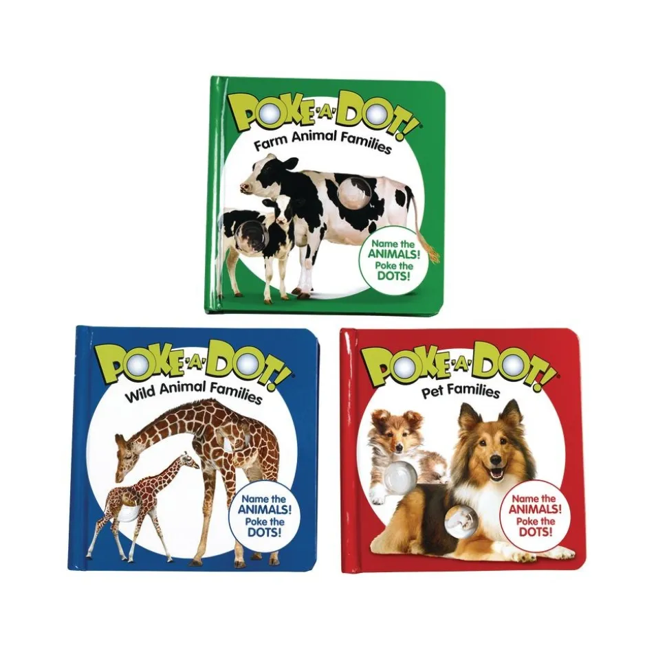 Poke-A-Dot Animal Families - Set of 3 Books