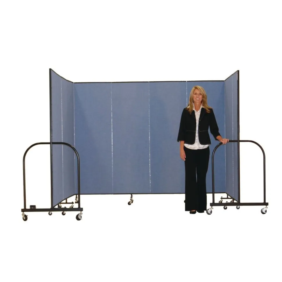 Portable Room Divider 20'5" x 6' - Stone
