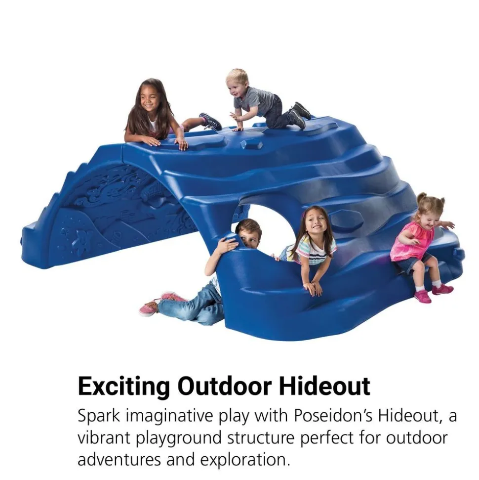 Poseidon's Hideout In-Ground Mount in Primary - Playground Equipment