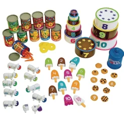 Preschool Math Manipulatives Kit - 127 pieces