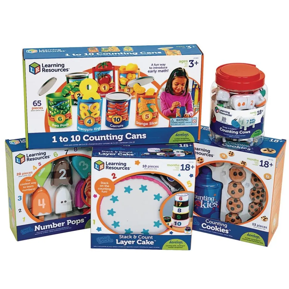 Preschool Math Manipulatives Kit - 127 pieces
